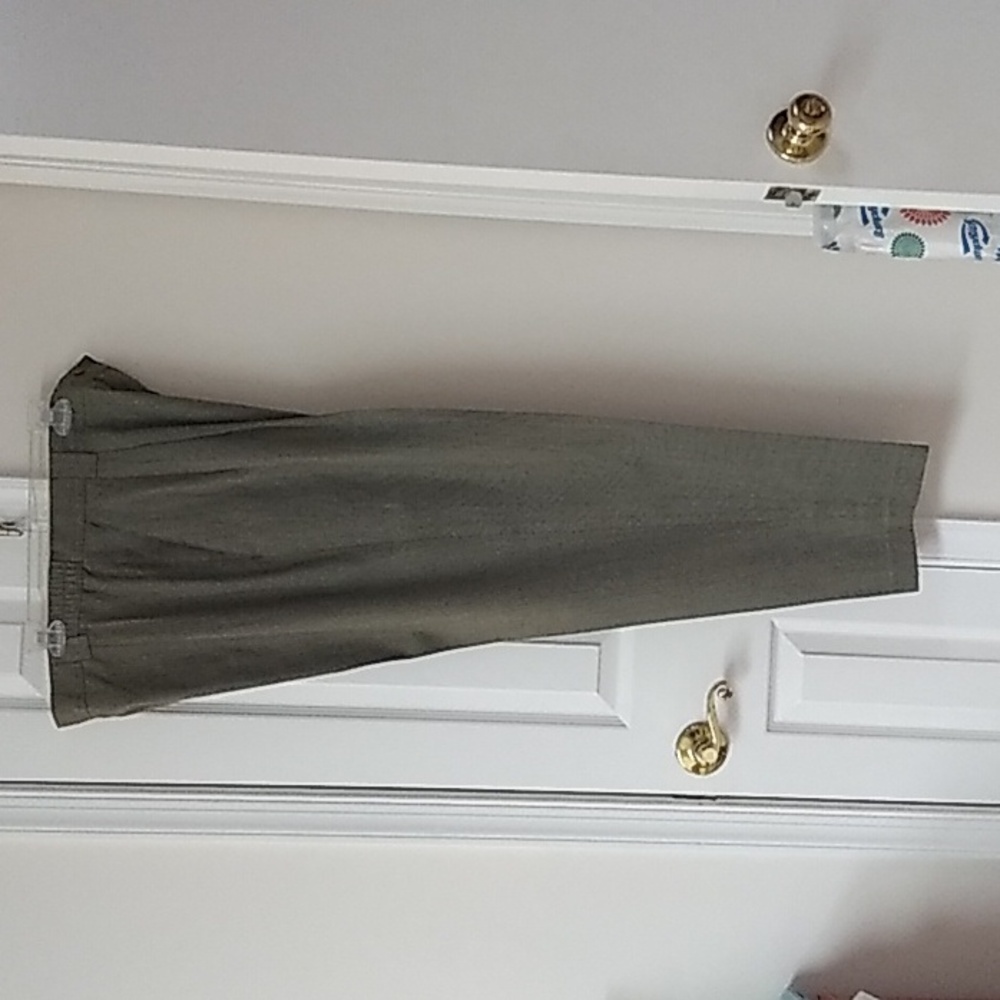 Pants, light brown, plaid